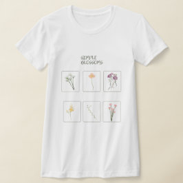 Blommigt Box T-Shirt