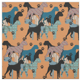 Blommigt Boxer-utskriftsstruktur Tyg