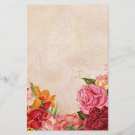 Blommigt Brevpapper