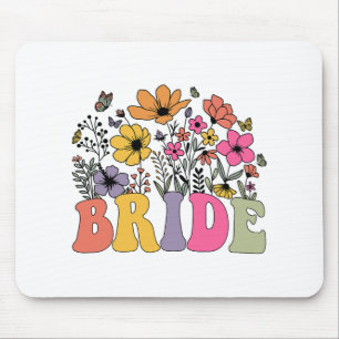 Blommigt Bride Bridesmaid WildblommGroovy Bachelo Musmatta