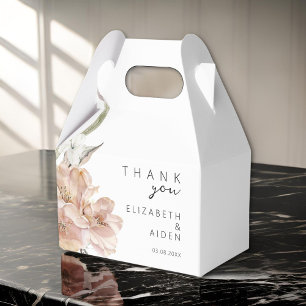 Blommigt Bröllop Box Geschenkschachtel Presentaskar