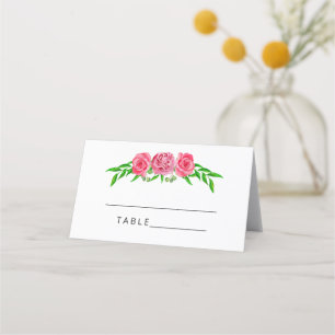 blommigt bröllop-platskort placeringskort