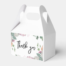 Blommigt Bröllop tema Presentaskar