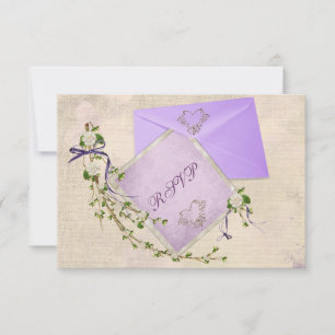 Blommigt Bröllop Twig OSA Kort
