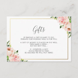  Blommigt Bröllop Wishing-brunn Tilläggskort