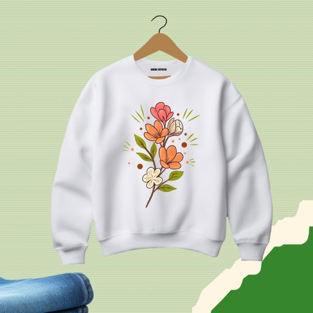 Blommigt brunch t shirt (Skapare uppladdad)
