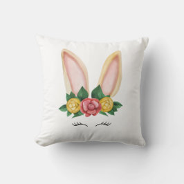 Blommigt Bunny Fantasy Kudde