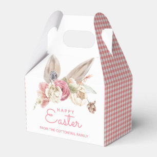 Blommigt Bunny Öron GLAD PÅSK Presentaskar