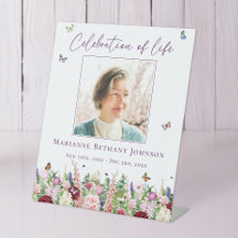 Blommigt Butterflies Memorial Firande of Life