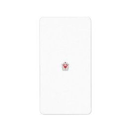 Blommigt Butterfly Mandala | Lila Boho Art Design Adressetikett