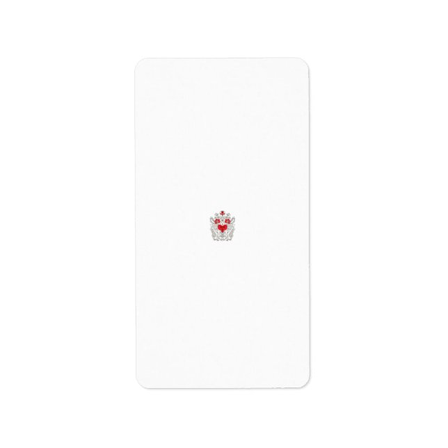 Blommigt Butterfly Mandala | Lila Boho Art Design Adressetikett (Framsidan)