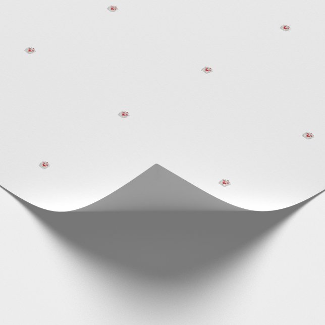 Blommigt Butterfly Mandala | Lila Boho Art Design Presentpapper (Hörn)