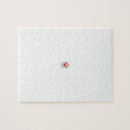 Blommigt Butterfly Mandala | Lila Boho Art Design Pussel