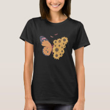 Blommigt Butterfly Shirt, Butterfly T-Shirt