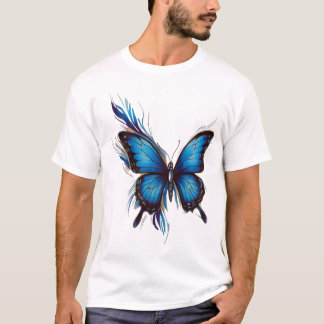 Blommigt Butterfly Sweatshirt, Hippie Butterfly Sw T Shirt