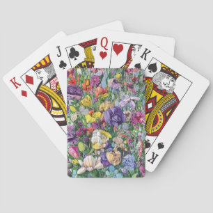 blommigt casinokort