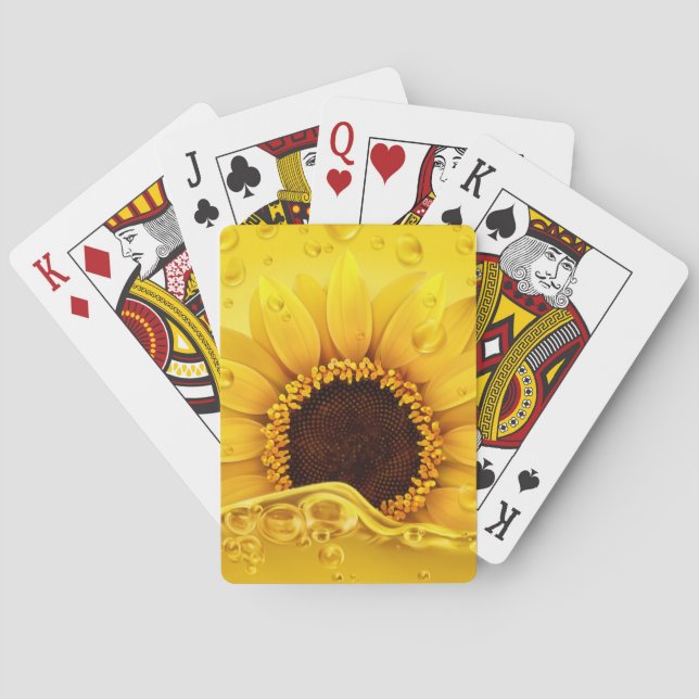 Blommigt Casinokort (Baksidan)
