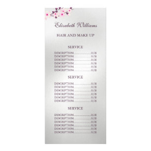 Blommigt Cherry Blommar Rosa White Service Pris  Reklamkort