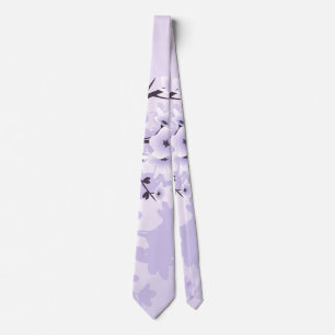 Blommigt Cherry Blommars Lila Slips