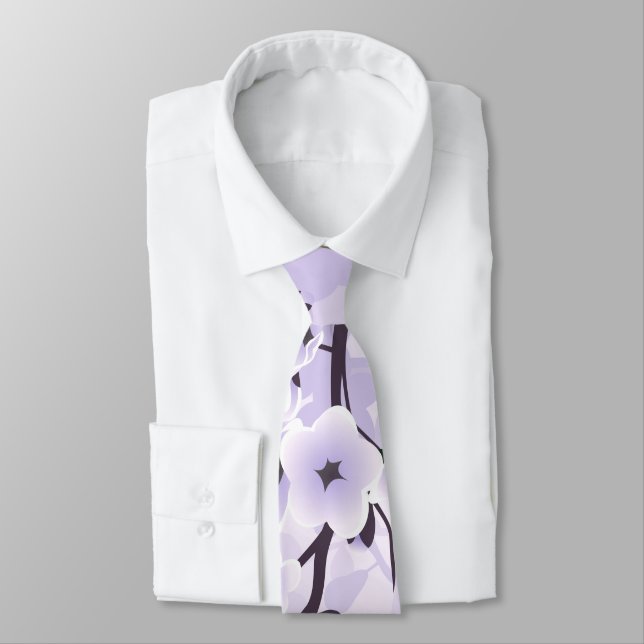 Blommigt Cherry Blommars Lila Slips (Bunden)