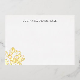 Blommigt Chic Magnolia Luxe Personal Stationery