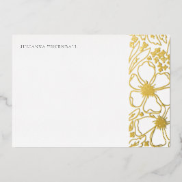 Blommigt Chic Peony Luxe Personal Stationery
