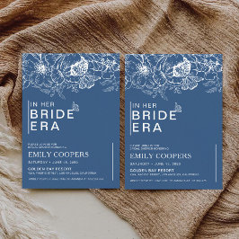 Blommigt Chinoiserie Inbjudningskort för möhippan