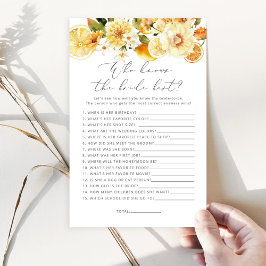 Blommigt citon Vem vet vad som är bäst för bruden?