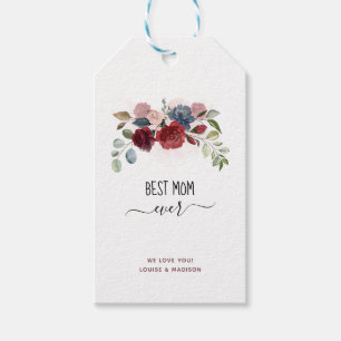 Blommigt Clas mors dag Best Mamma någonsin Personl Presentetikett