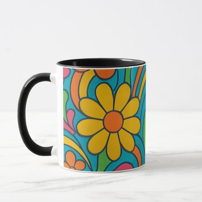 " BLOMMIGT COFFEE MUGG" MUGG (Vänster)