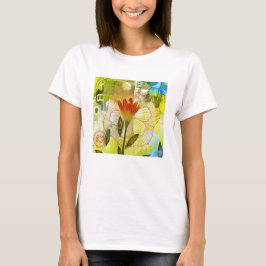 Blommigt Collage T Shirt