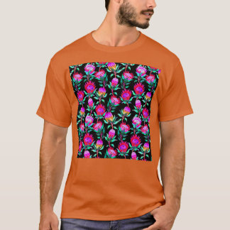Blommigt Colorful Mönster T Shirt