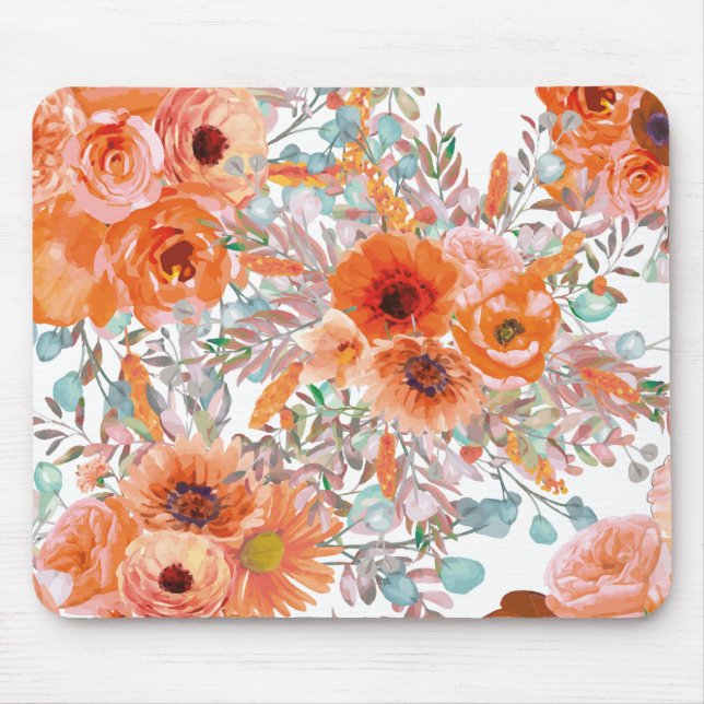 Blommigt Comforter Musmatta (Framsidan)