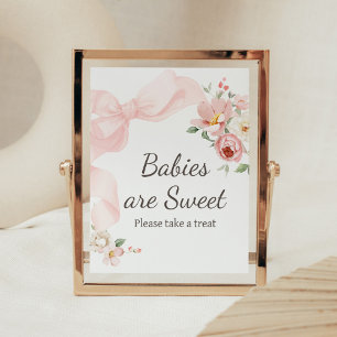 Blommigt Coquette Baby i Bloom Spädbarn är Sweet Poster