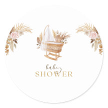 Blommigt Cradle Baby-dusch