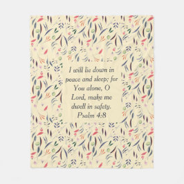 BLOMMIGT Cream | Säkerhet för freden | Christian Fleecefilt