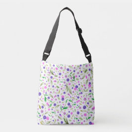 Blommigt Crossbody Tote Bag | Lärare Gift Idea Axelväska