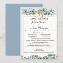 BLOMMIGT CYAN BLUE NUESTRA BODA
