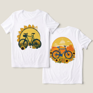 "Blommigt Cycle: A Journey of Beauty and Nature T- T Shirt