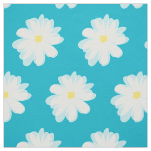Blommigt daisy blomma mönster utskrift av maskväv  tyg