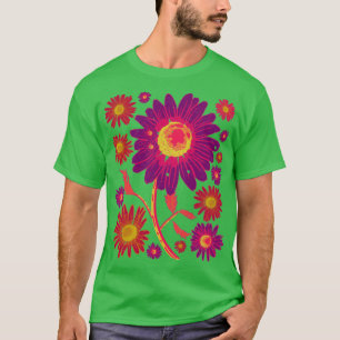Blommigt Daisy Natur Gardener Botanisk Daisy Flo T Shirt