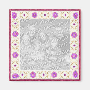 Blommigt Deco Anpassade Magnet