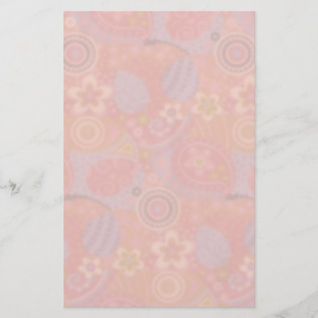 Blommigt Deco-mall Brevpapper (Framsida)