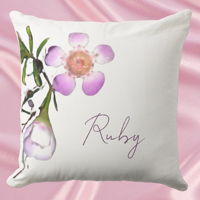 Blommigt Décor Vax Flower Dekorativ kudde (Skapare uppladdad)
