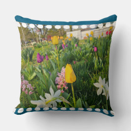 Blommigt Dekorativ kudde