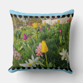 Blommigt Dekorativ kudde