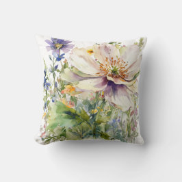 Blommigt Dekorativ kudde