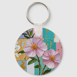 Blommigt Delight bärbar dator Nyckelring