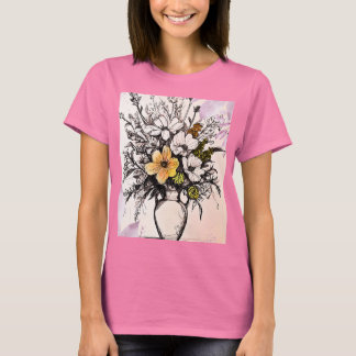 "Blommigt Delight Bouquet T-Shirt" T Shirt