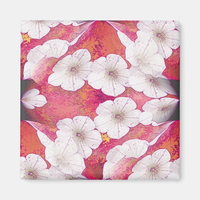 Blommigt Delight Magnet (Framsidan)